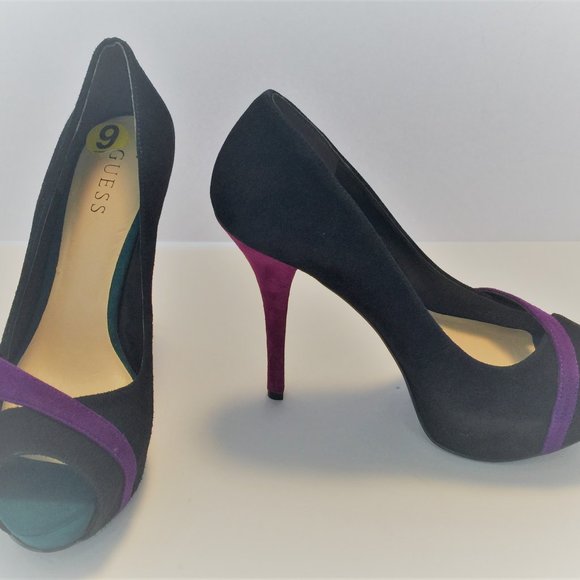 GUESS PEEP TOE PUMPS NEW WITH TAGS - Picture 1 of 5